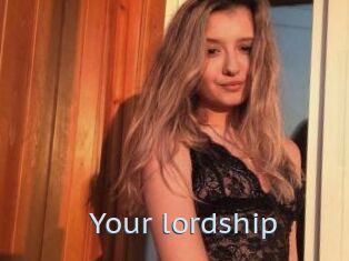 Your_lordship